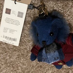 Rare Burberry Thomas Bear bag charm